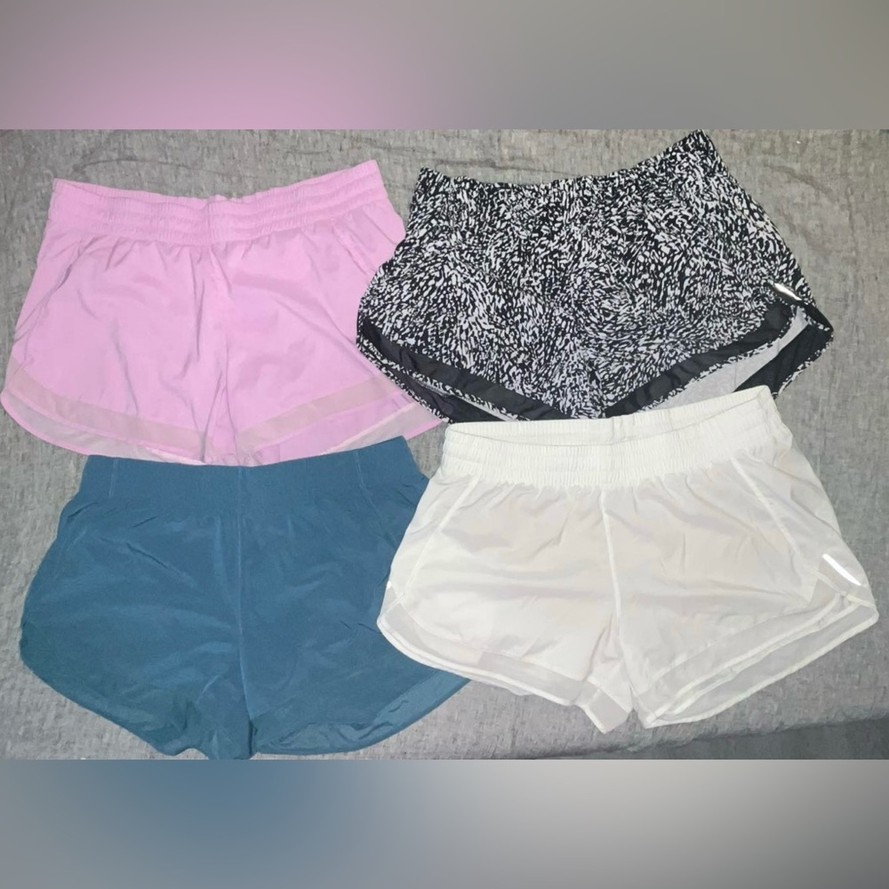 Athleta Shorts Bundle Mesh Racer Run Size Large